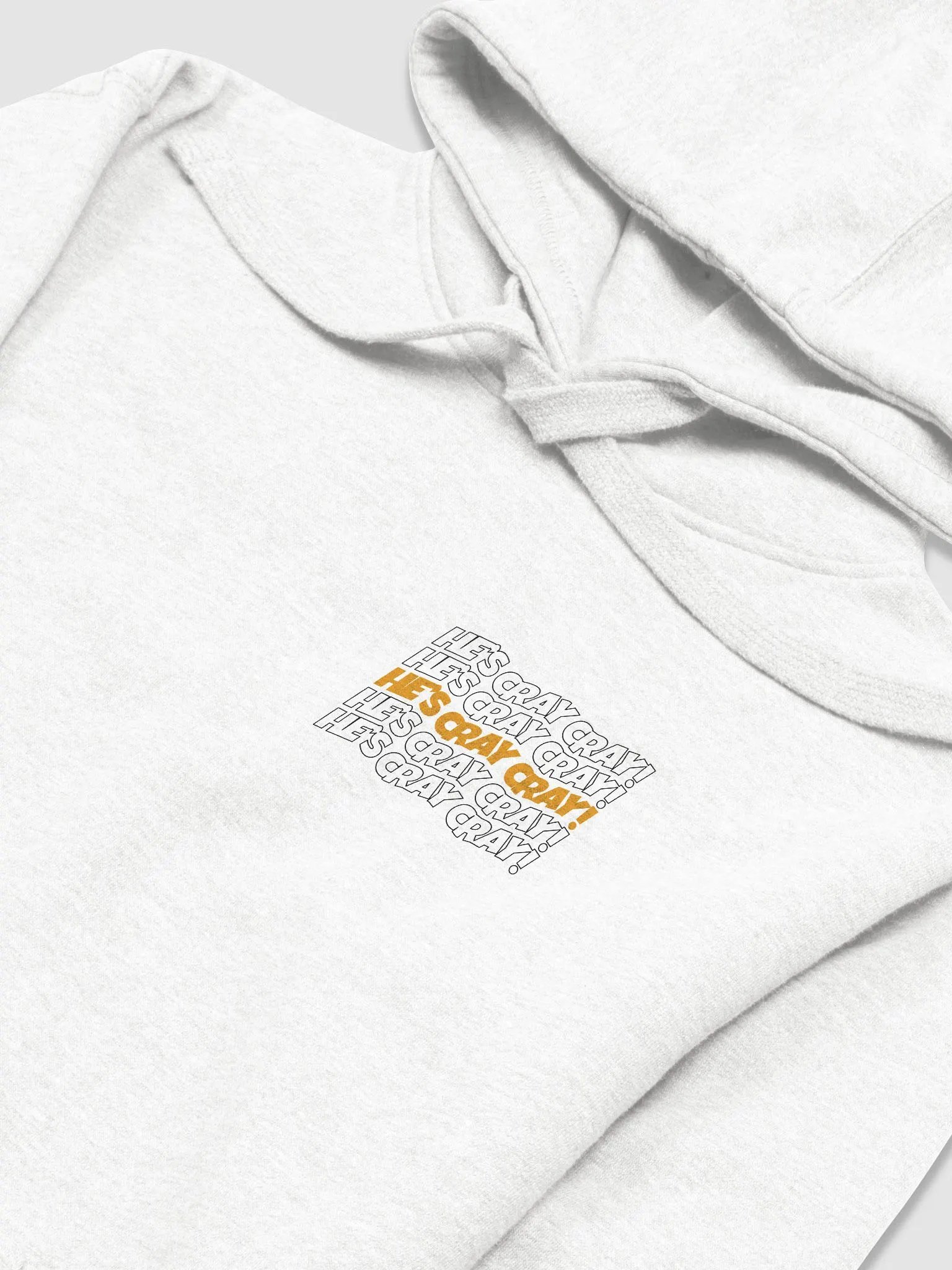 He's Cray Cray! Hoodie (orange/black) product image (2)