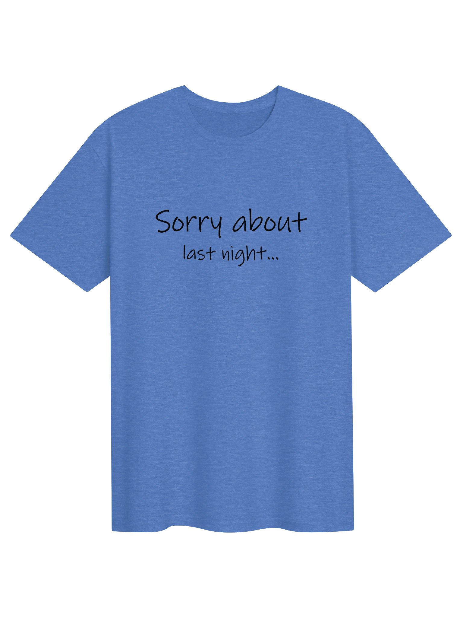Sorry About Last Night Softstyle Tee Lt. product image (6)