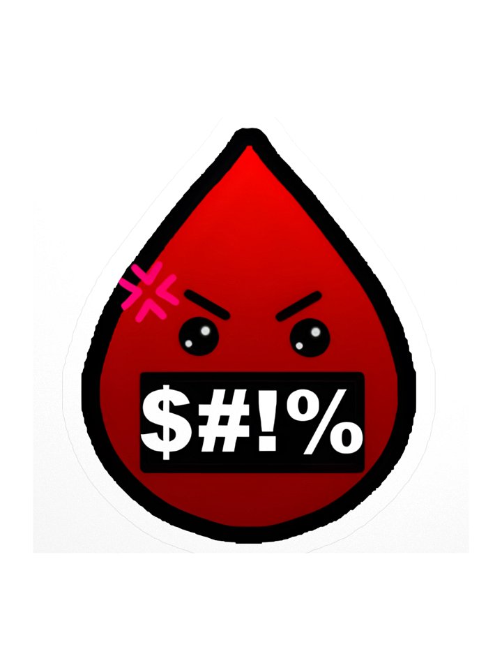 "Bleep" Kiss-Cut Sticker product image (4)