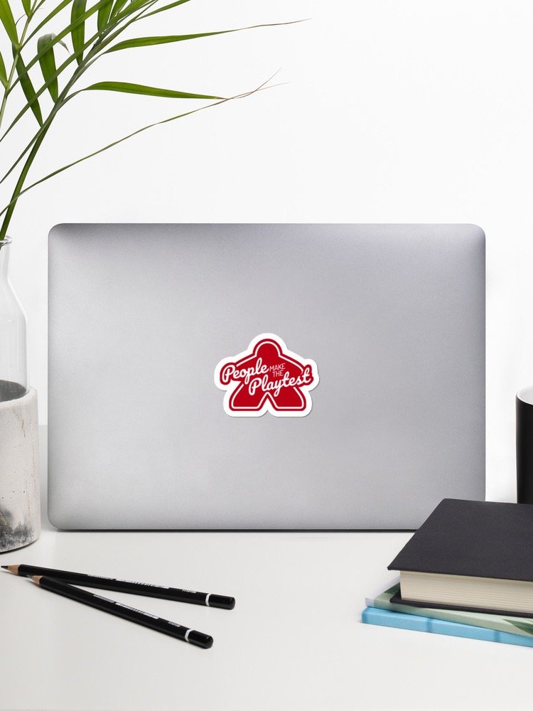 Big Meeple Red PMTP Vinyl Sticker product image (2)