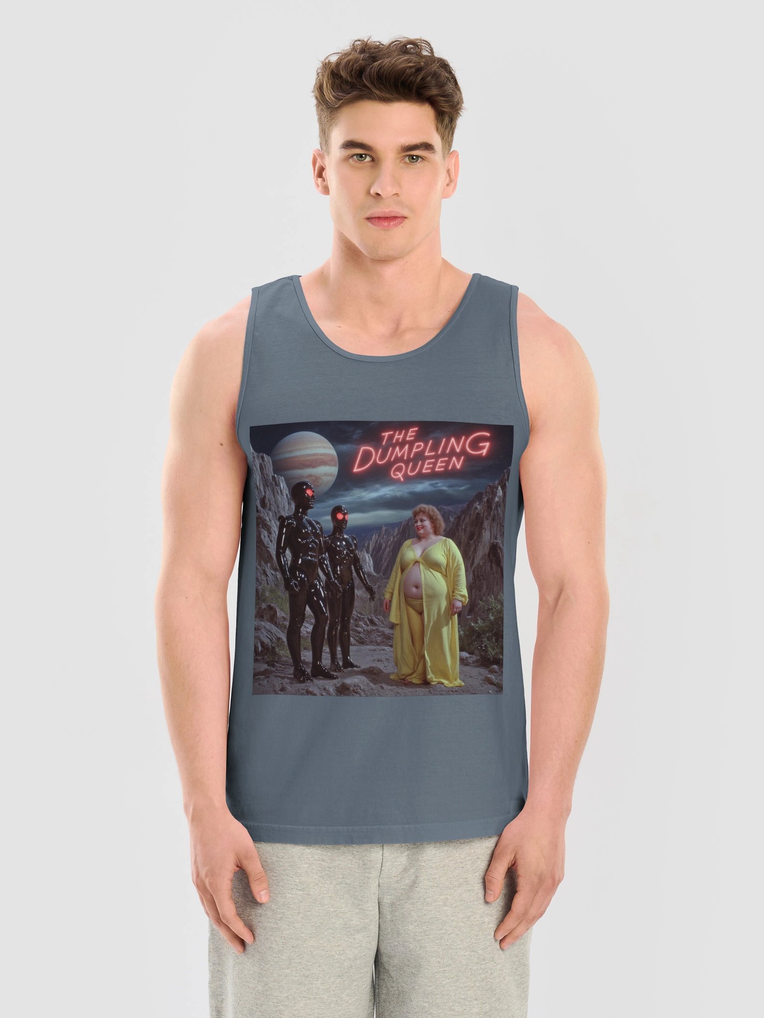 THE DUMPLING QUEEN | Comfort Colors Unisex Garment-Dyed Tank Top product image (71)