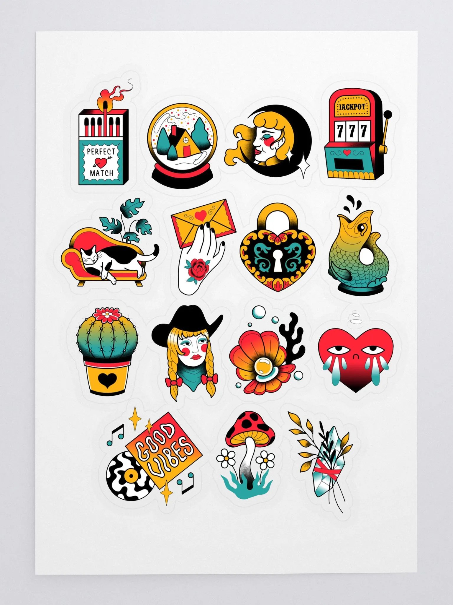 Fun Flash Sticker Sheet product image (3)
