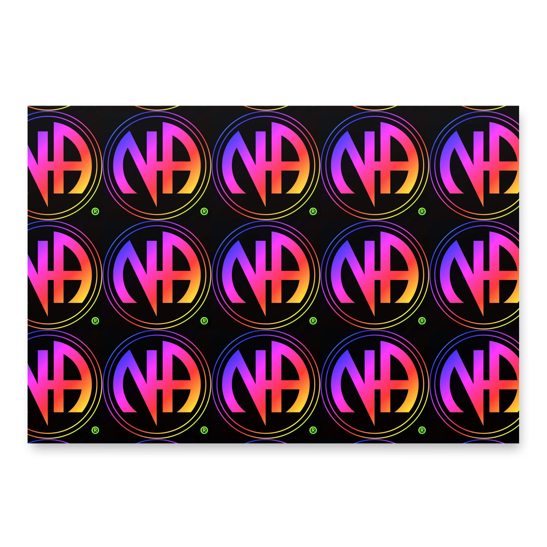 NA Wrapping Paper – Narcotics Anonymous Gift Wrap (3 Sheet Set) product image (1)