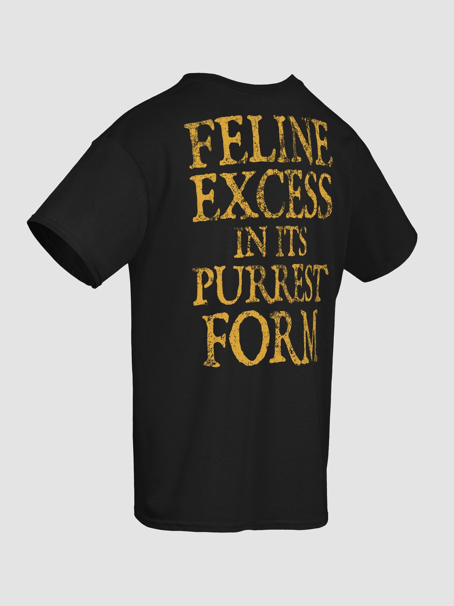 CLAWBAR FELINE EXCESS TEE — CROWBAR PARODY MERCH product image (8)