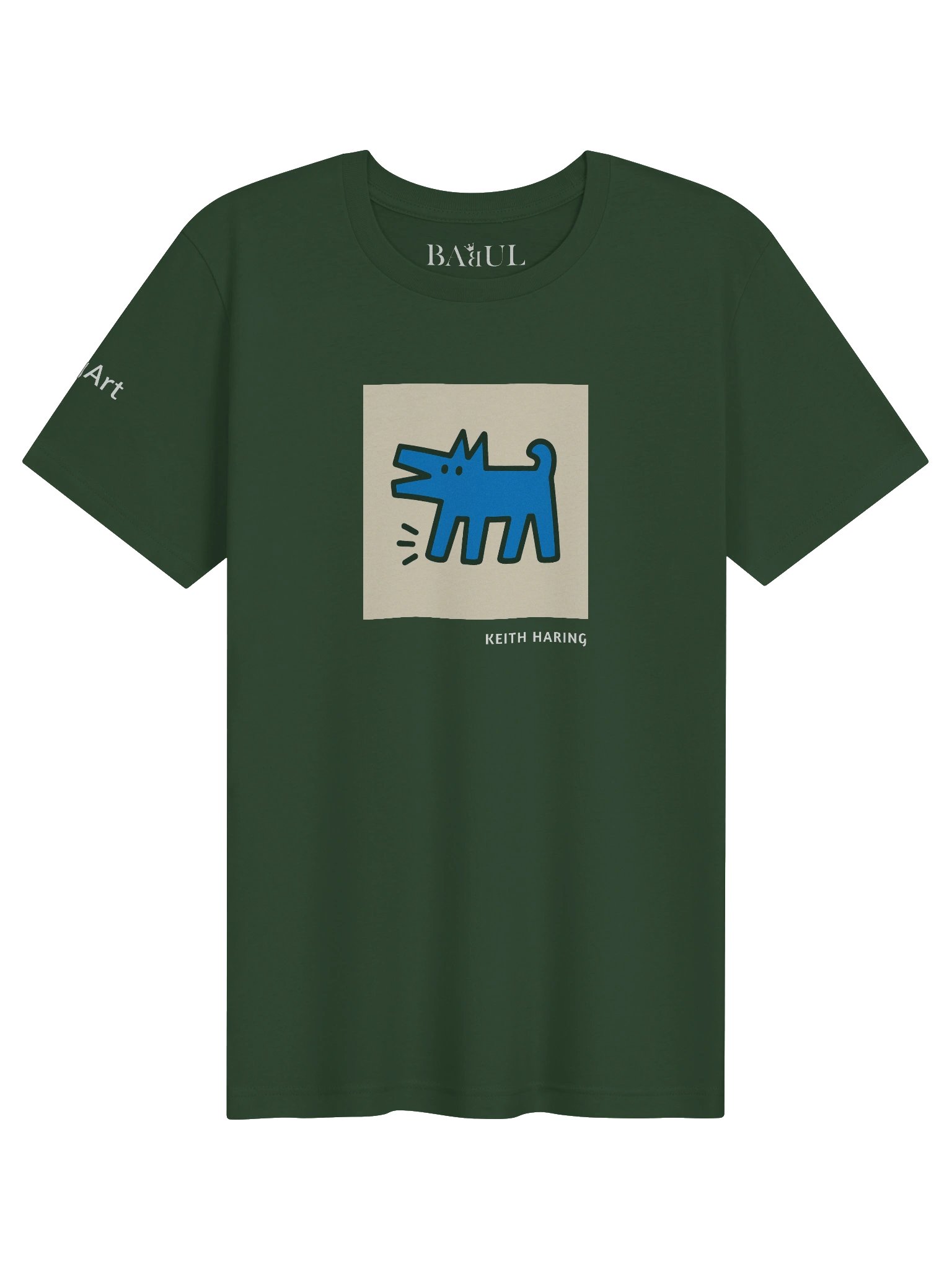 DOGART Unisex Jersey Dog T-Shirt - KEITH HARING - Iconic Painting Reimagined with Dogs product image (1)