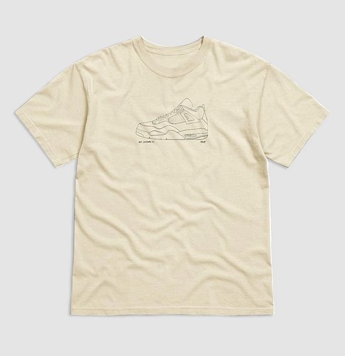 AJ IV on a cream tee. My current favorite tee. 

#SneakerHead
#KicksOnFire
#SneakerAddict
#FreshKicks
#SneakerFreak
#Kickstag...