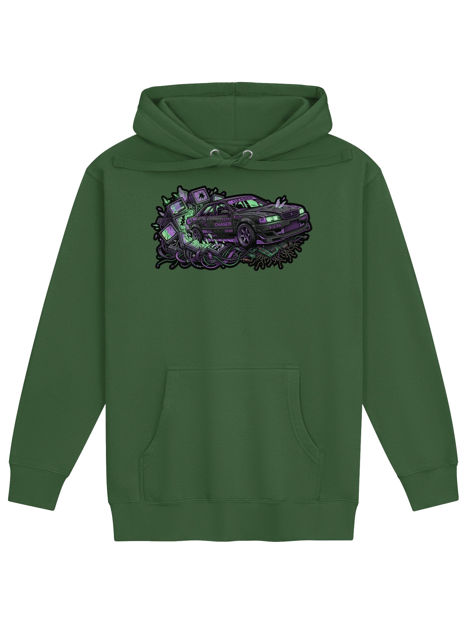 Cyber Drift Chaser Hoodie product image (1)