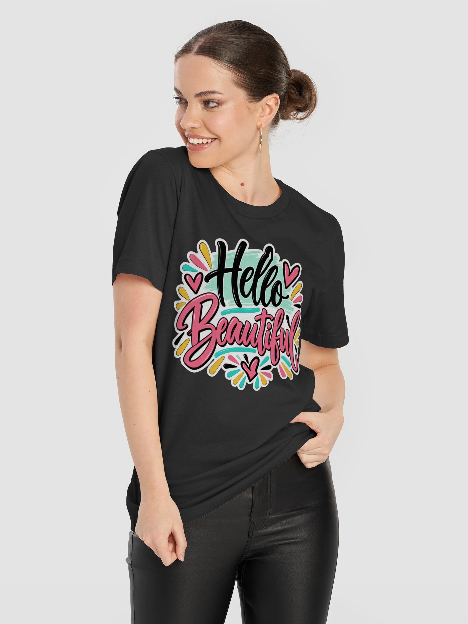 Hello Beautiful Bella + Canvas Tee product image (1)