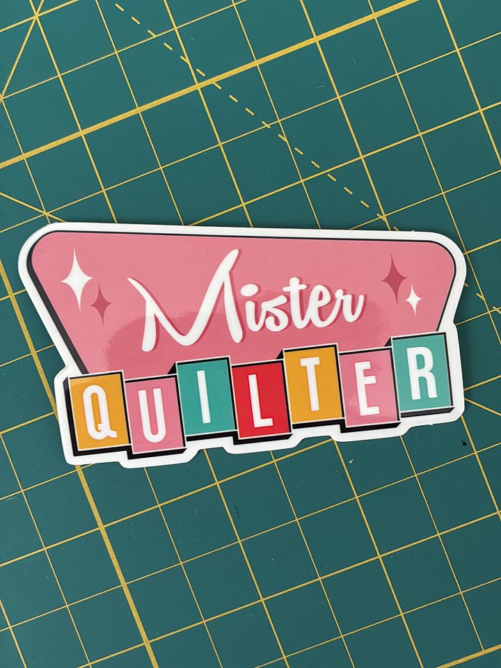 Mister Quilter Official Sticker product image (1)