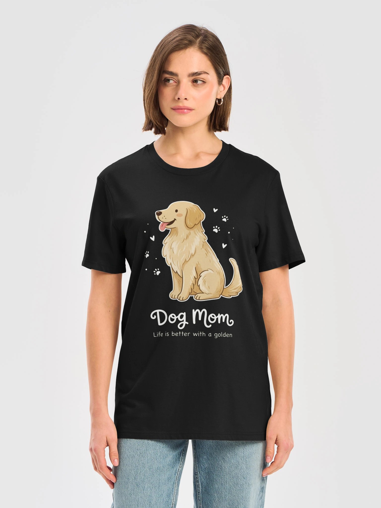 Dog Mom Golden Retriever Tee product image (3)