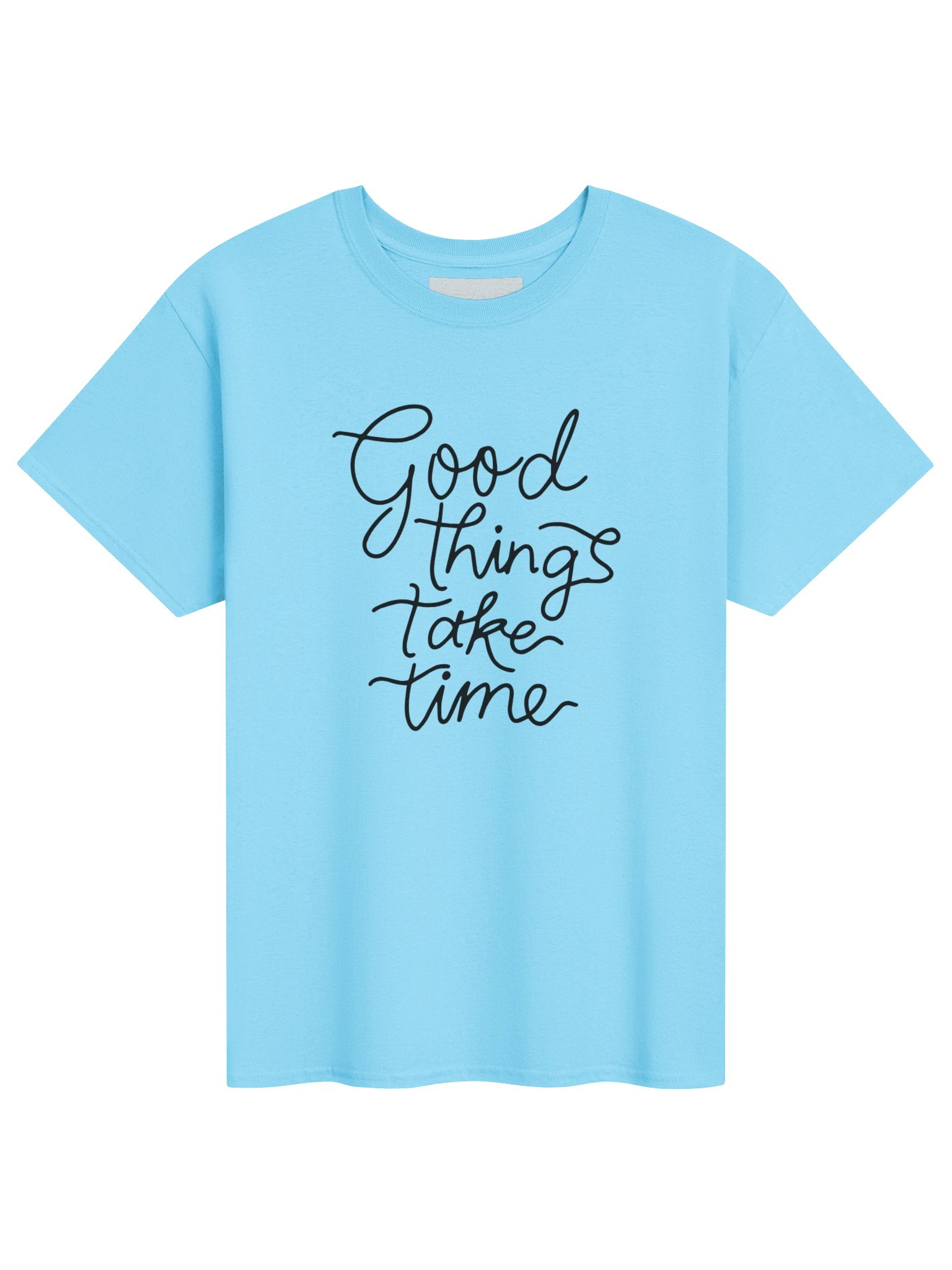 Good Things Take Time - Blue T-Shirt product image (1)