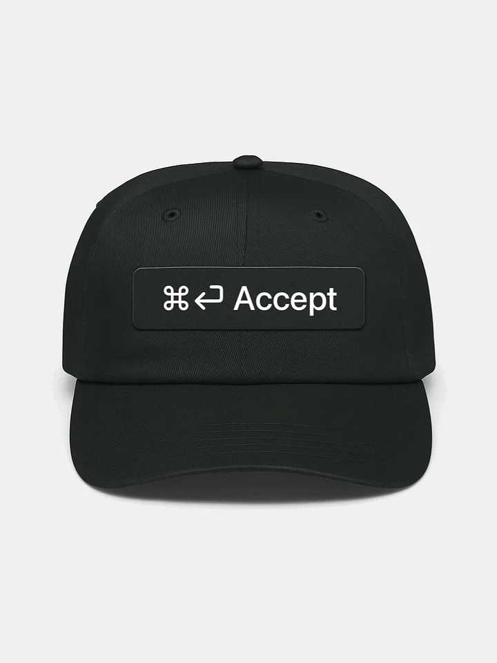 [ ⌘⏎ Accept ] vibe coding hat - 100% cotton (design by @s13k_) product image (1)