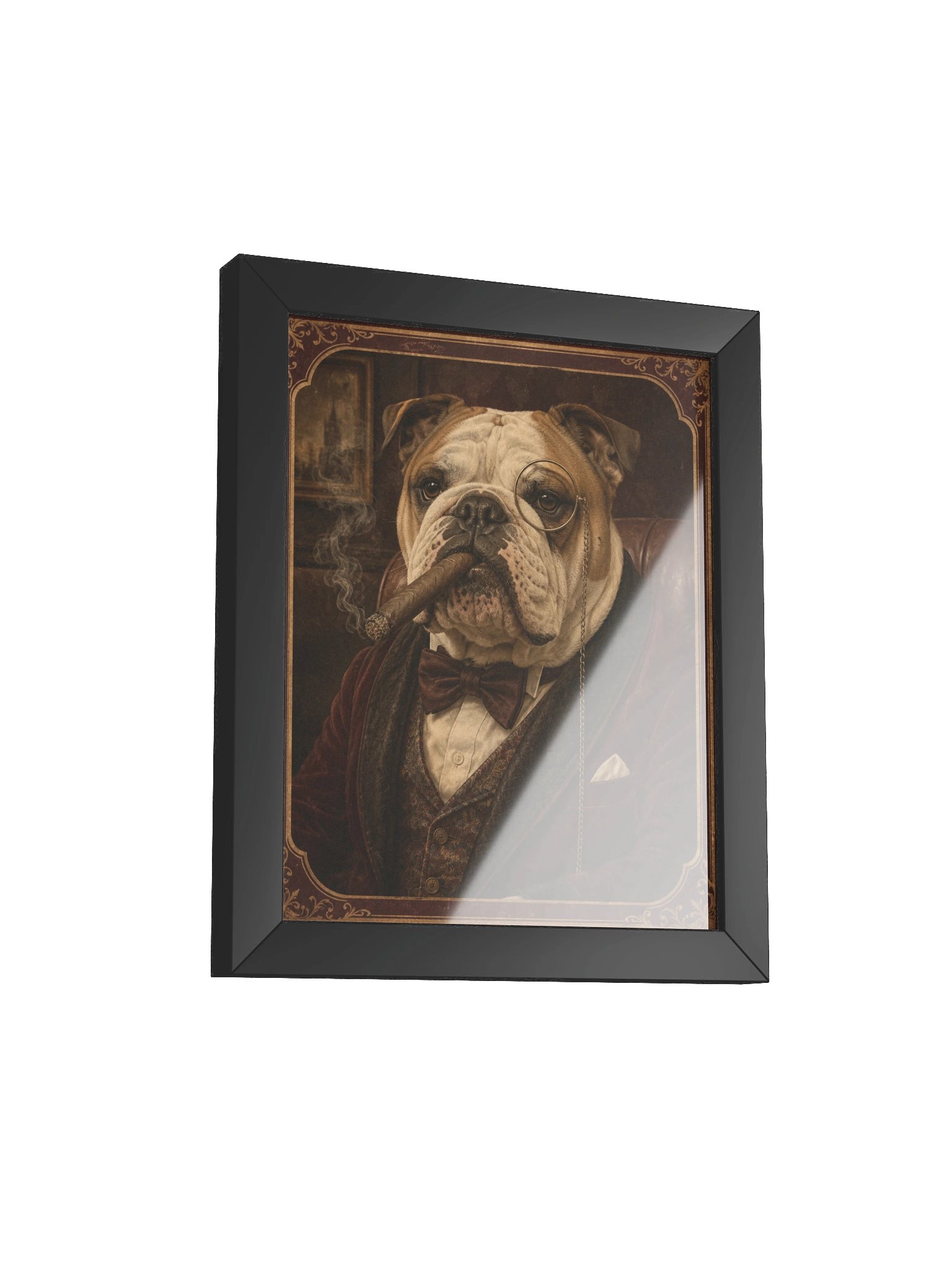 Vintage Gentleman Bulldog Framed Poster product image (2)