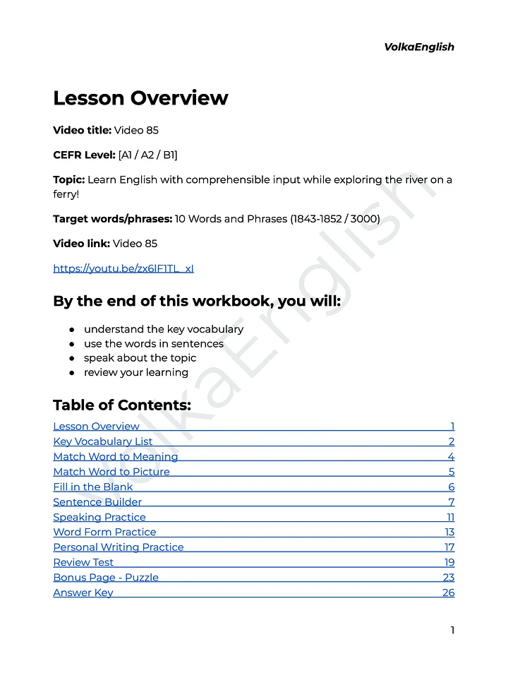 Video 85 Study Pack product image (2)