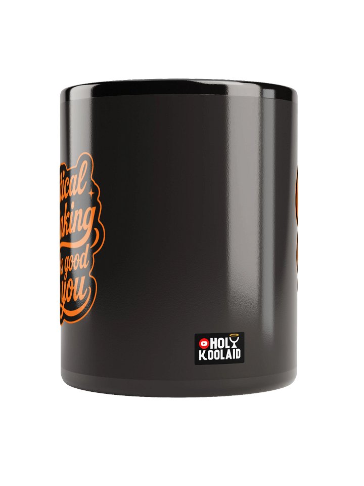 Critical Thinking Looks Good On You - Black Glossy Mug product image (2)