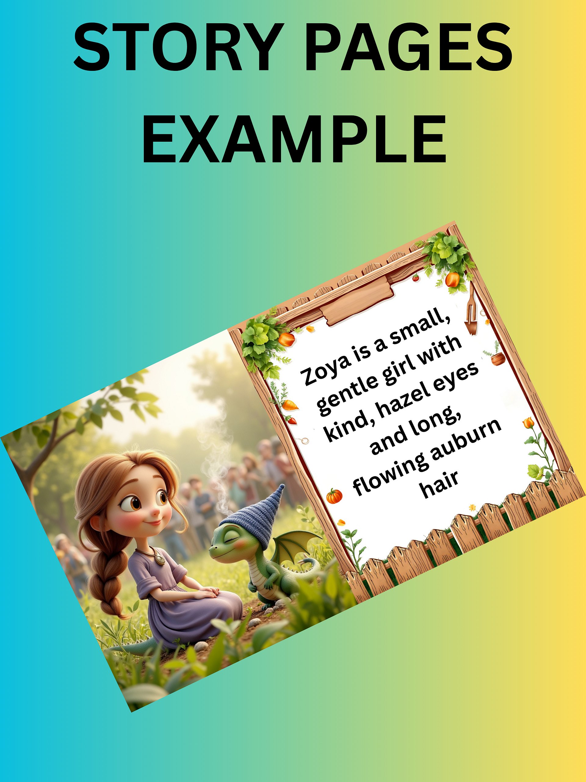 Bedtime Story for Kids | Zoya & a Baby Dragon | Lullaby Tale for Ages 3-8 | Digital Download product image (2)