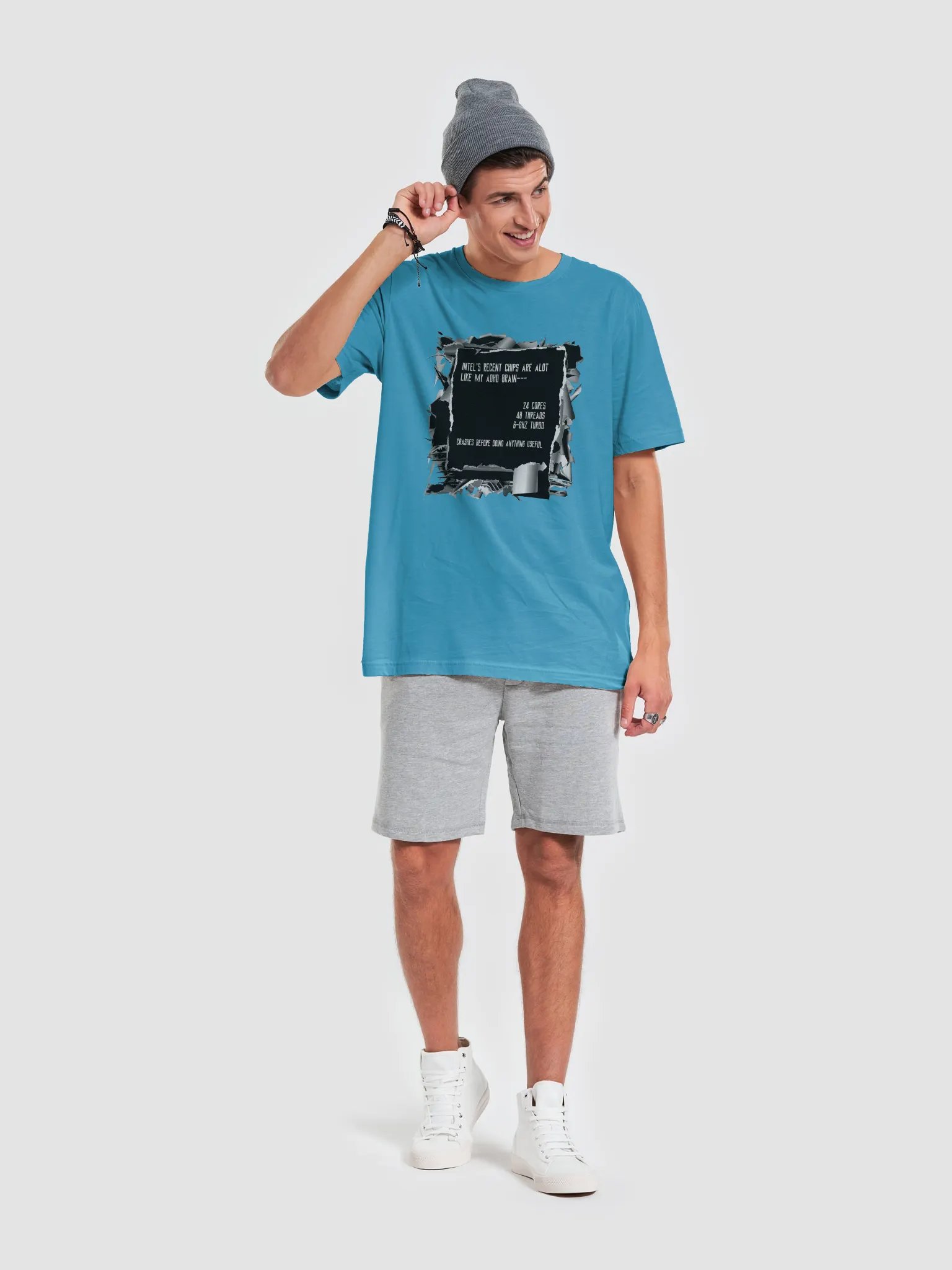 Intel Chip ADHD Brain T-Shirt product image (62)