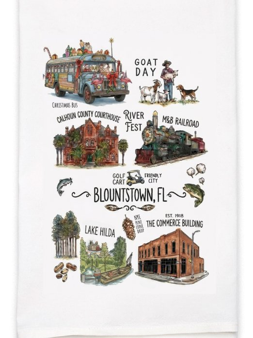 Blountstown Sack Flour Dish Towel product image (4)
