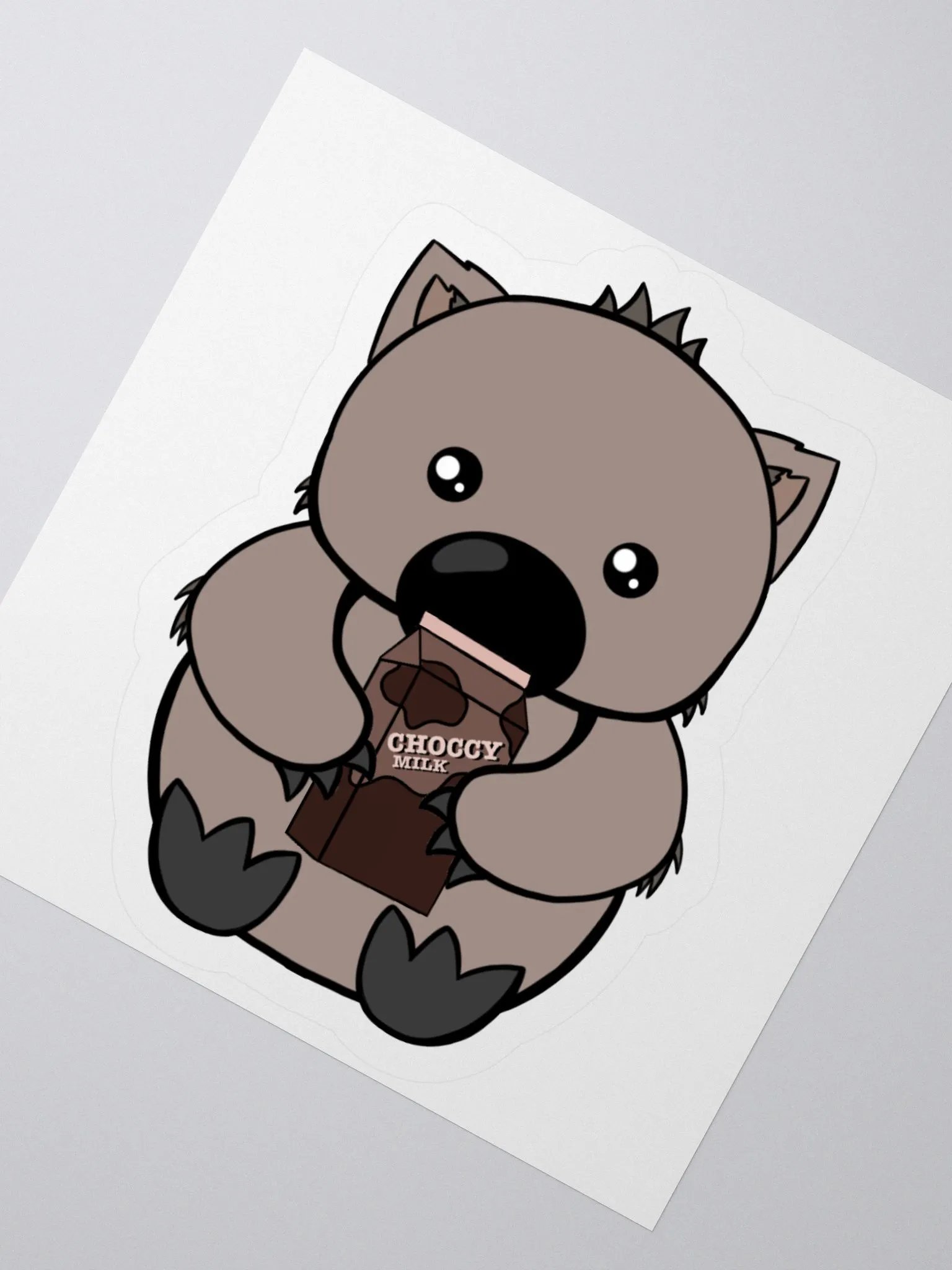 Choccy Milk Wombat Sticker product image (2)