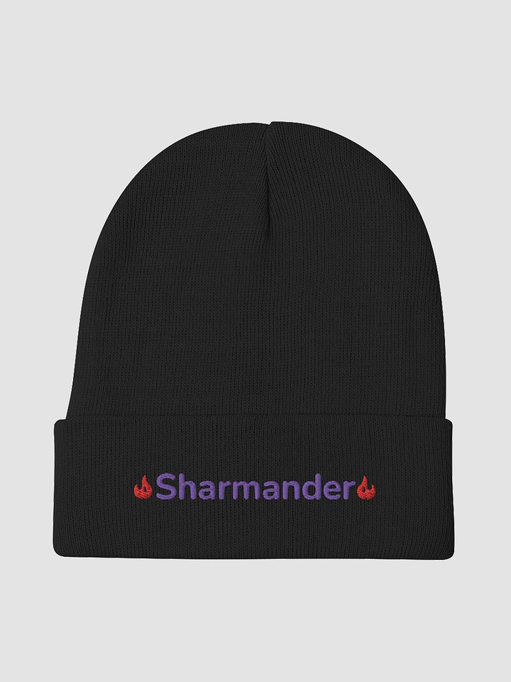 Knit Sharmander Beanie (Purple) product image (1)