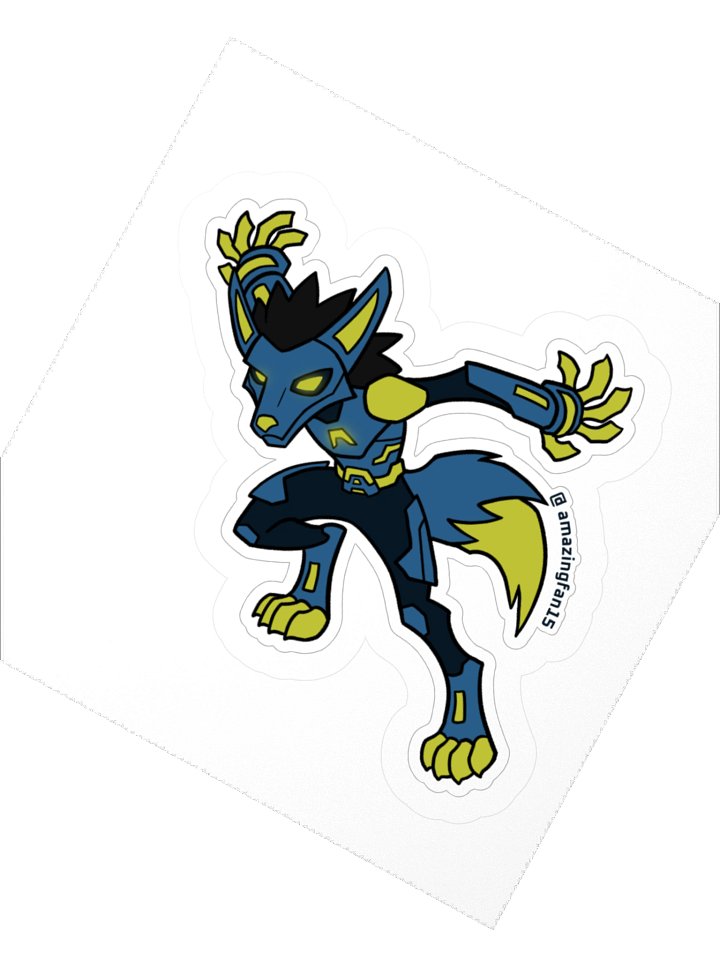 Amaze Maned Wolf Sticker product image (3)