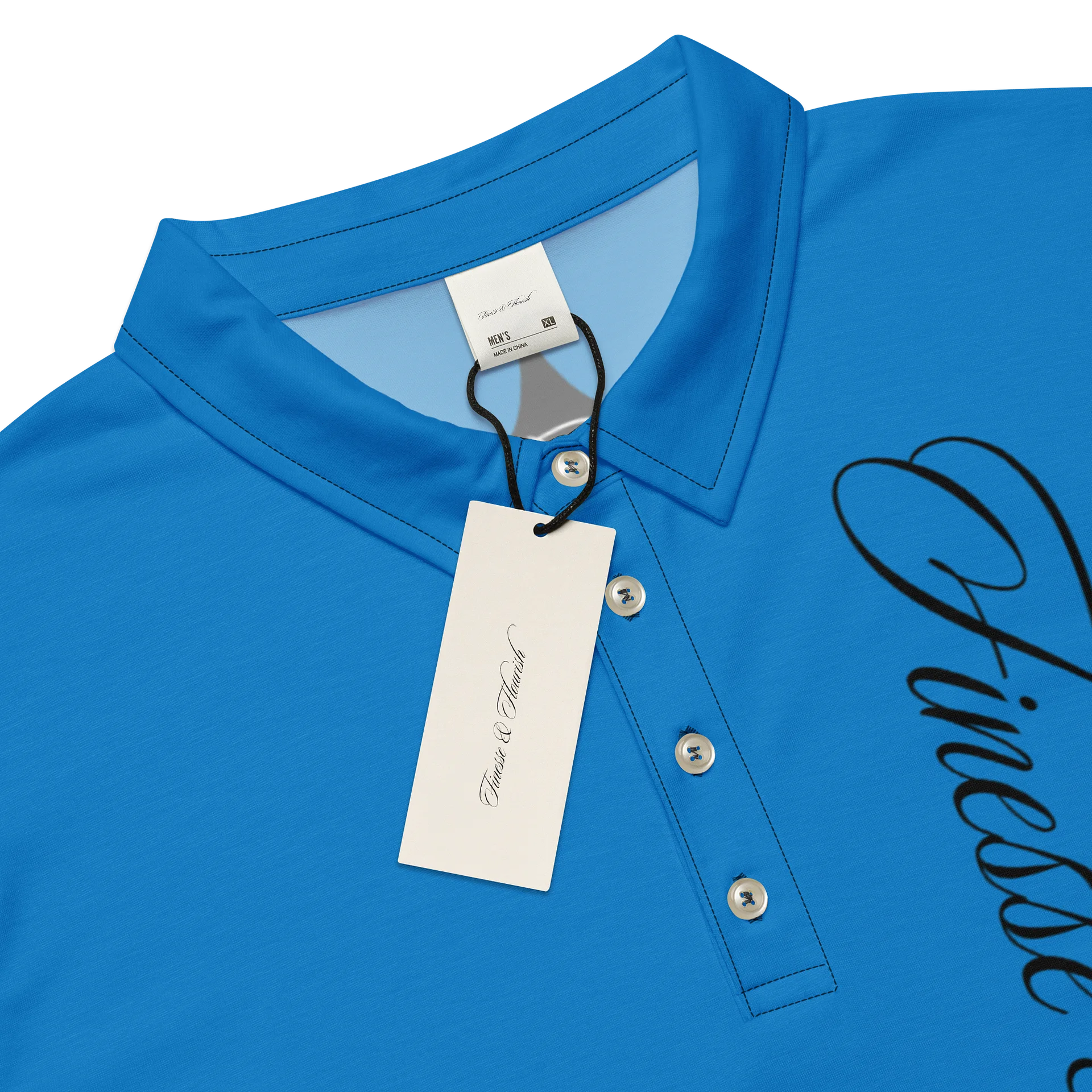 F&F Left Script Slim Fit Polo Shirt (RYL) product image (4)