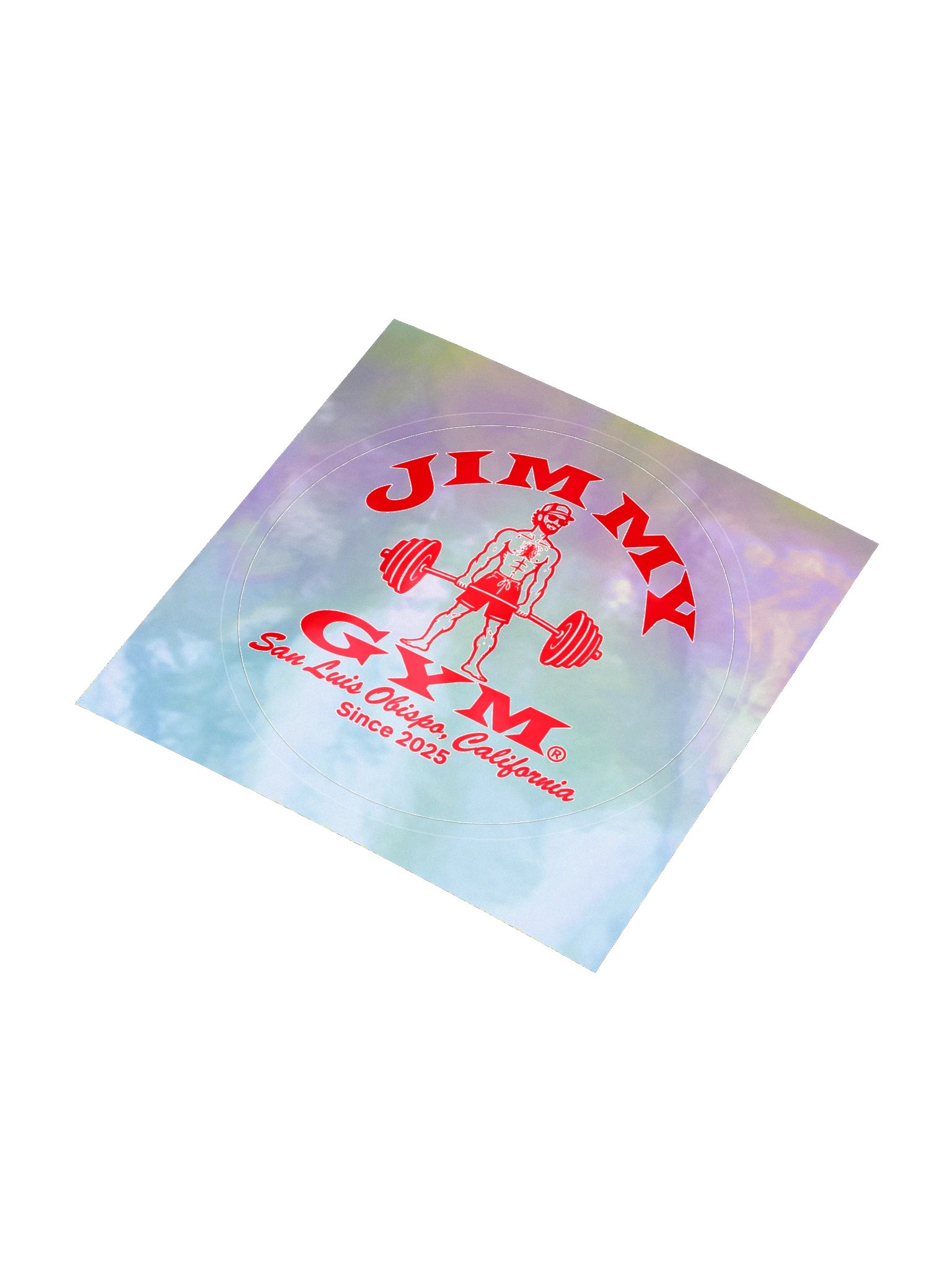 The Holographic Jimmy Gym Sticker product image (3)