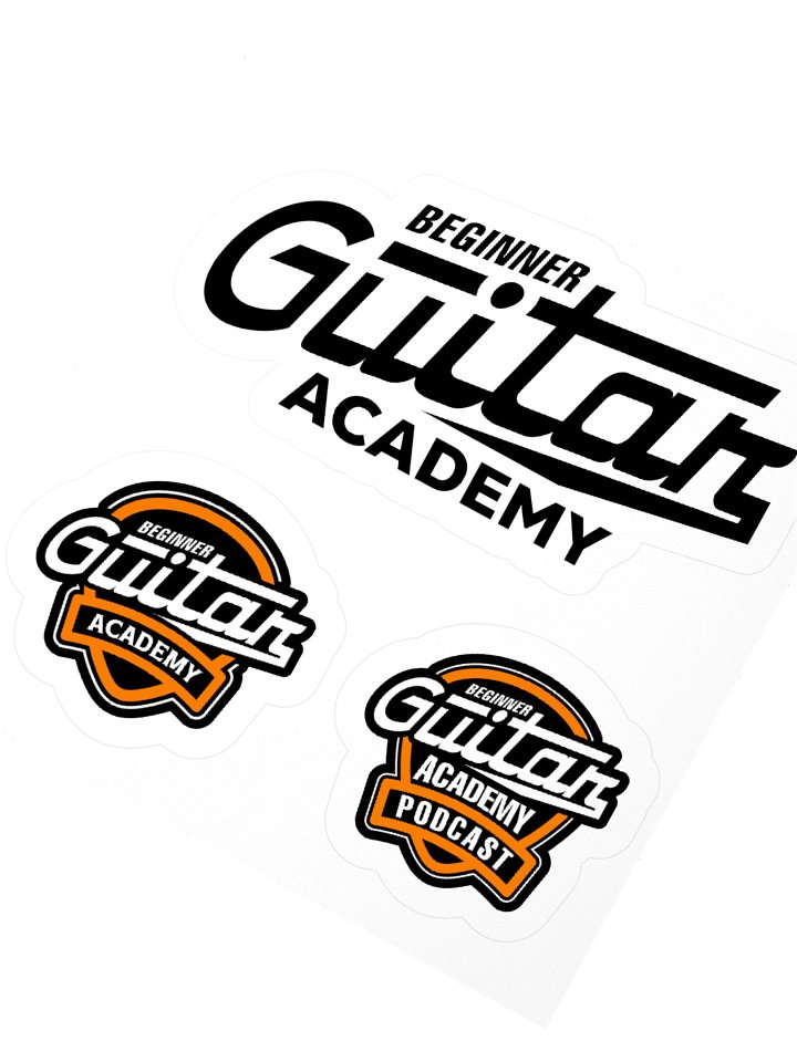 Beginner Guitar Academy Stickers Set product image (5)