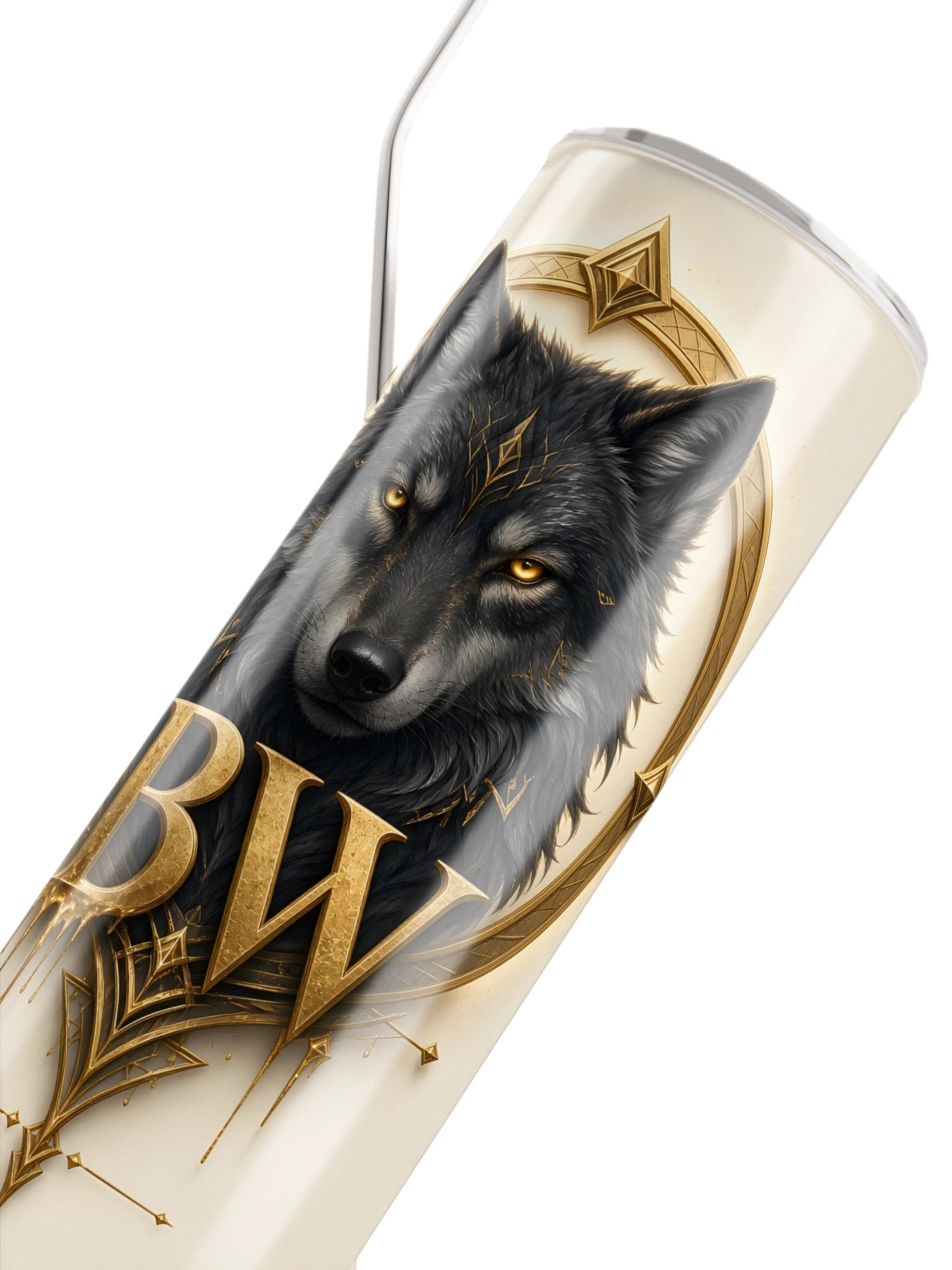 Blood Wolf Gold Emblem Tumbler product image (7)