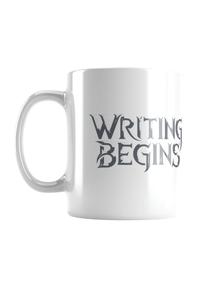 Writing Begins Mug product image (1)
