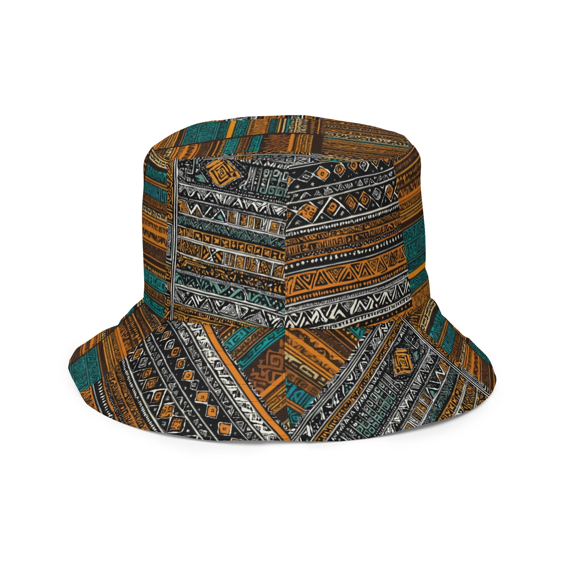 Tribal Ambassador Pattern - CaribbeanApples | Reversible Bucket Hat product image (7)