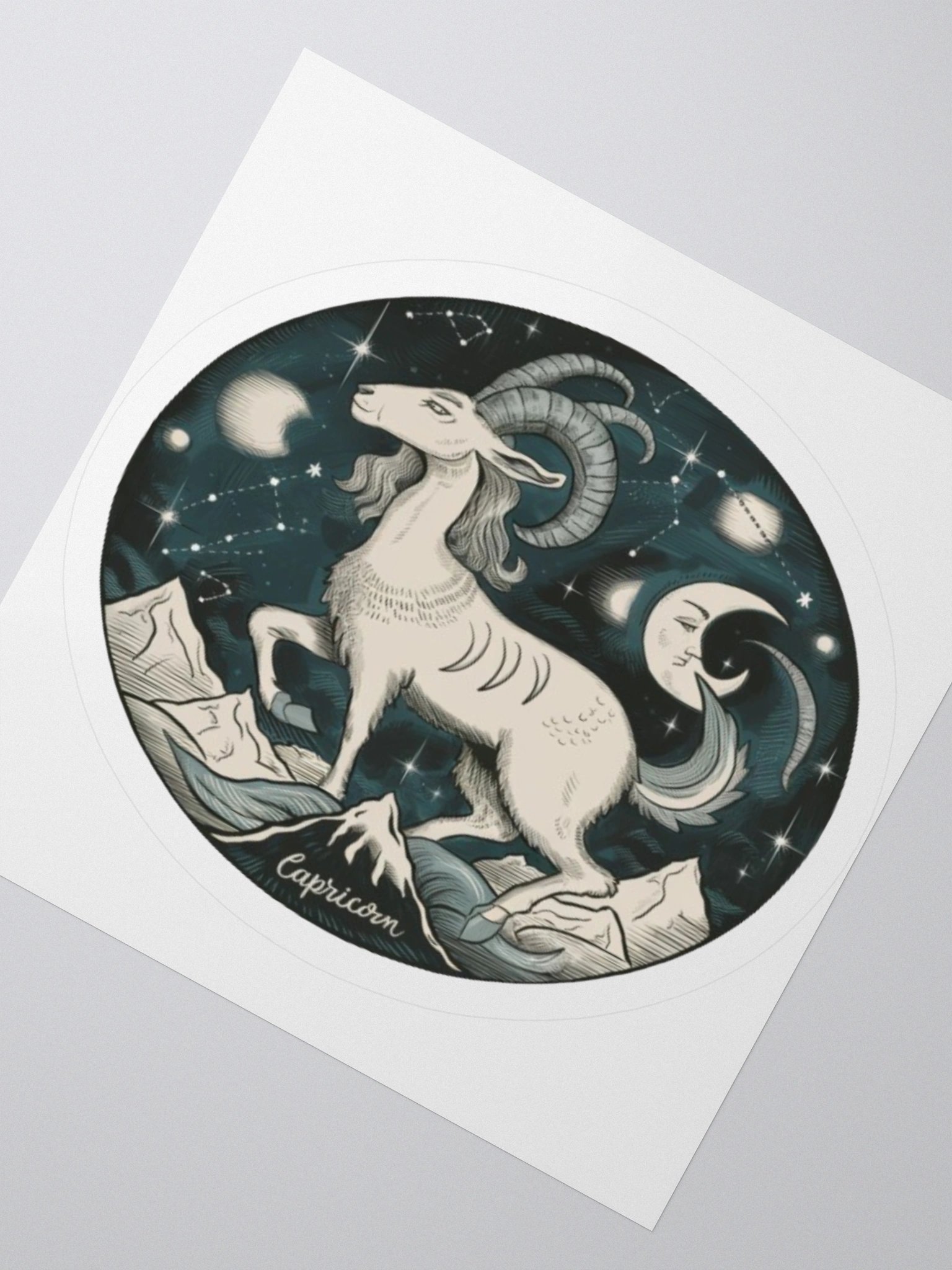 Capricorn Kiss-Cut Sticker product image (5)