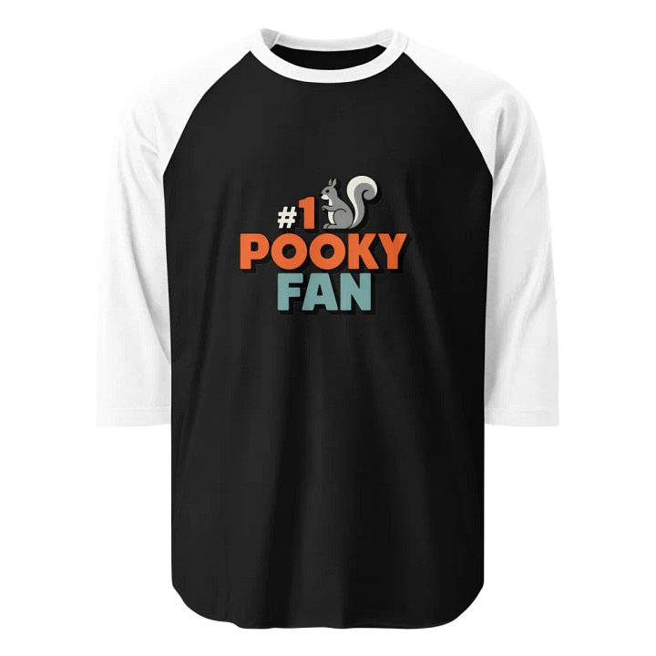 Pooky's #1 Fan Raglan Tee product image (1)