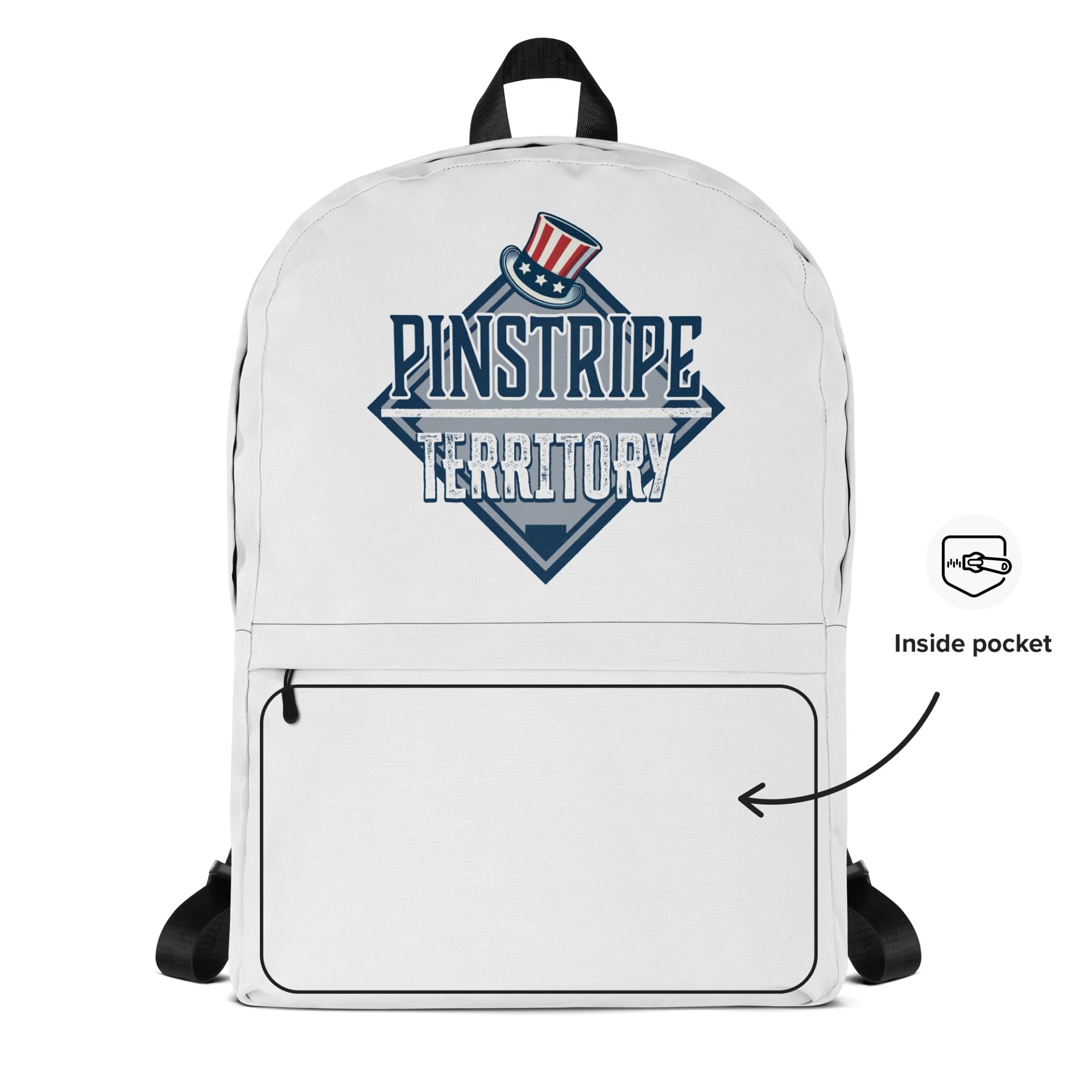 White Backpack product image (2)