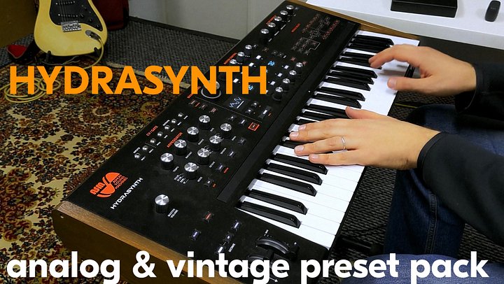 Mercenca Analog&Vintage Preset Pack 1 for ASM Hydrasynth product image (1)