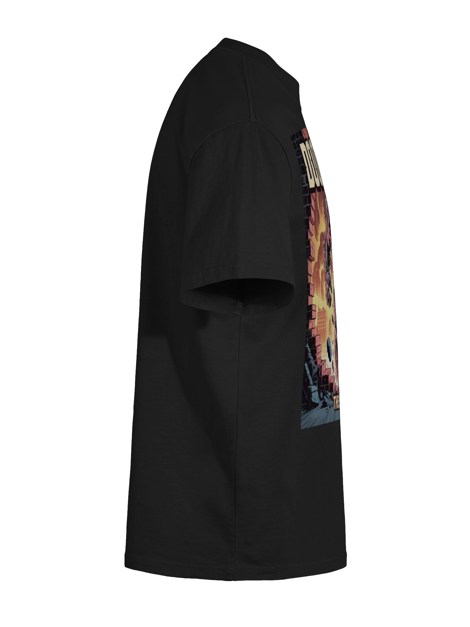 Rage Unleashed: Doomsday Faded Oversized Tee product image (11)