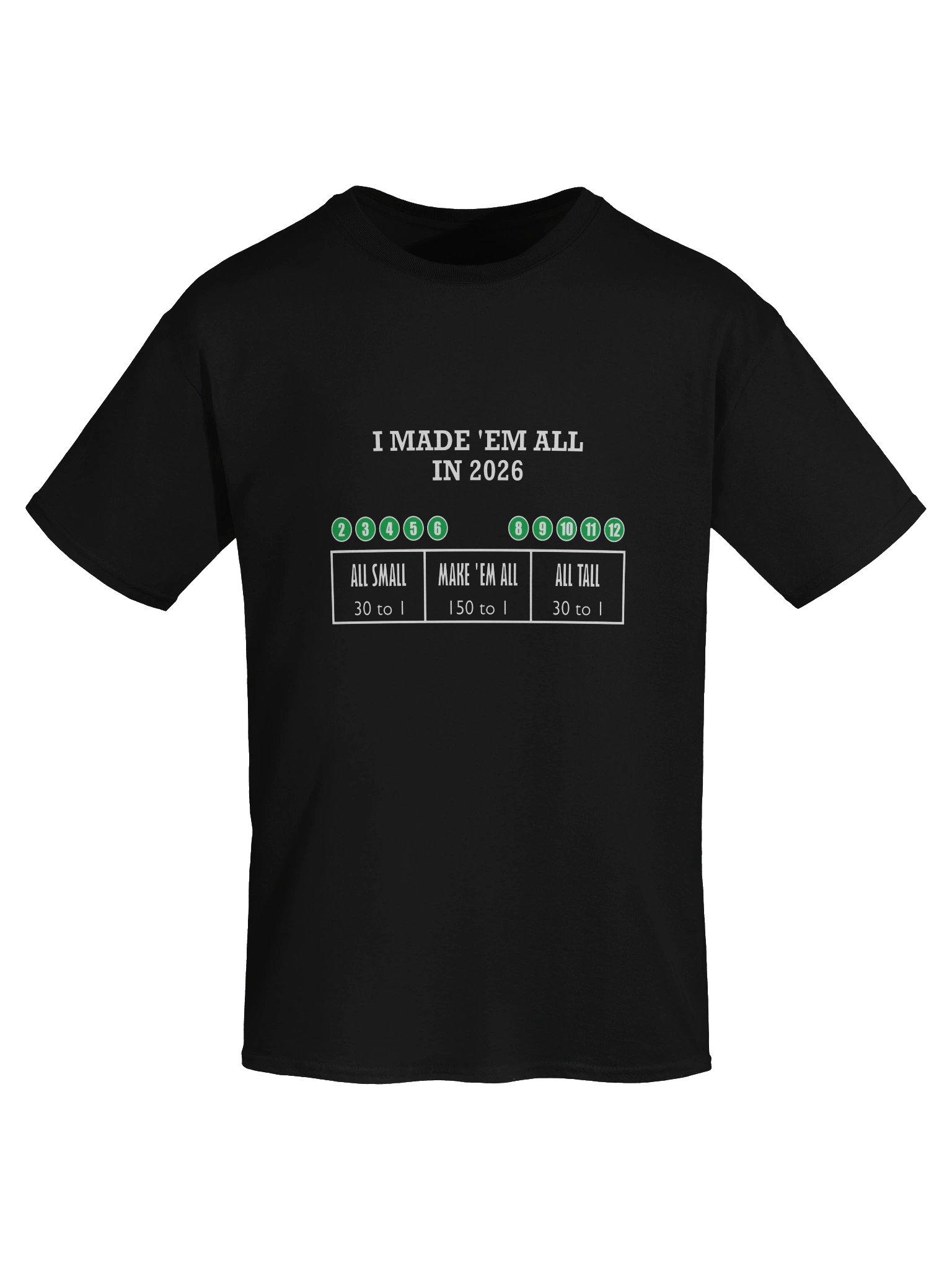 Made 'Em All - 150 to 1 (T-Shirt) product image (5)