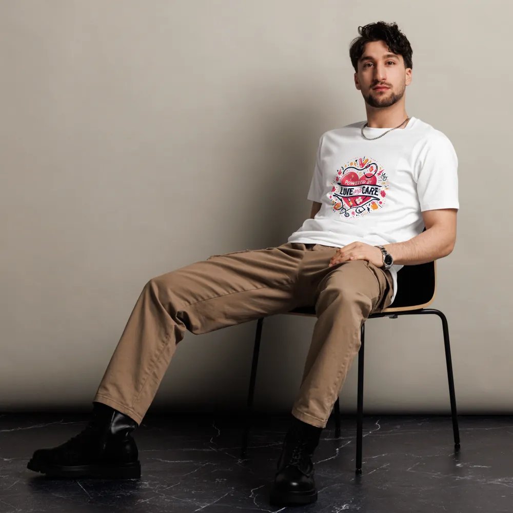 love and care heart shape design t-shirt product image (5)