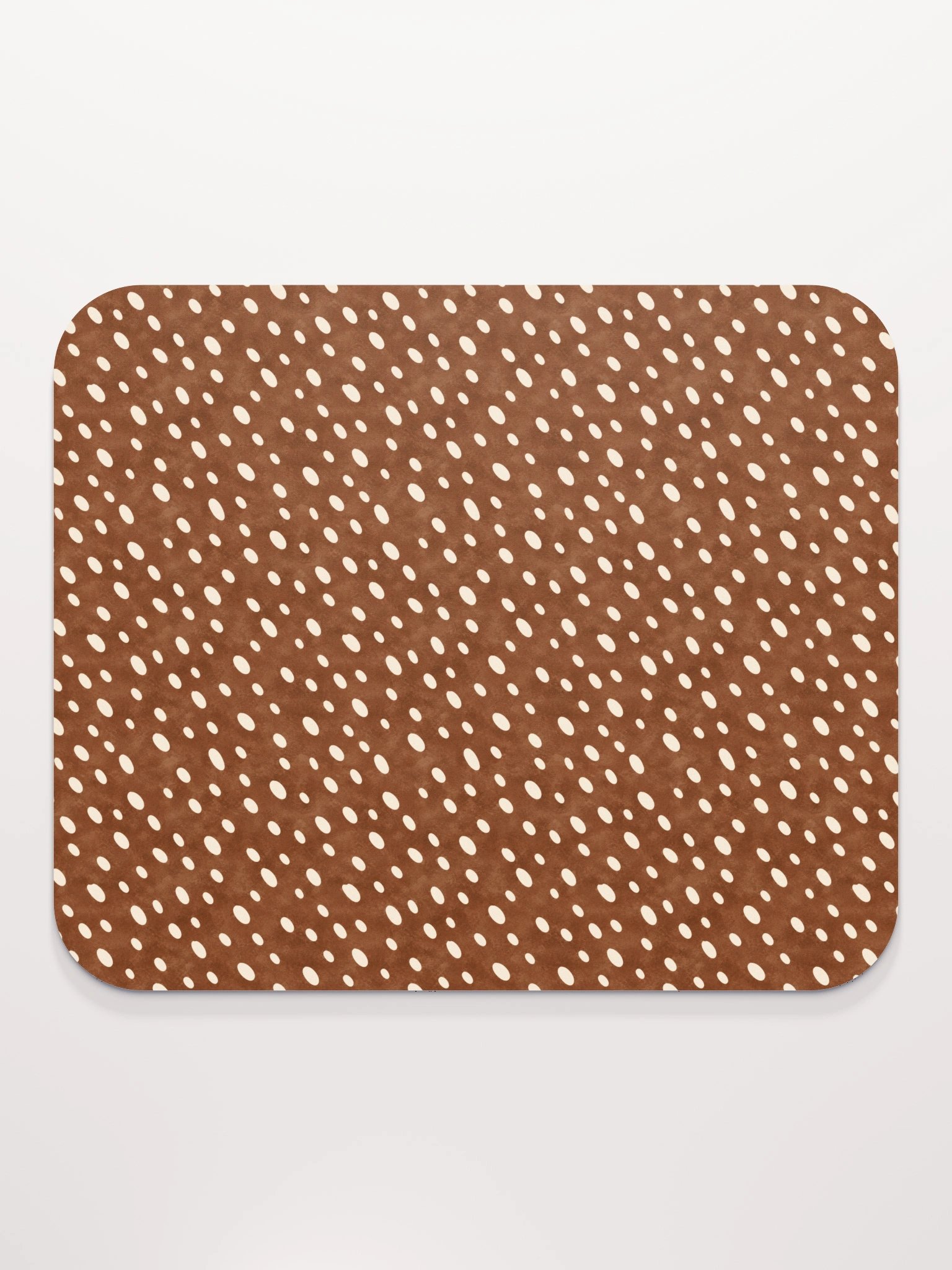 Cocoa Fawn Mouse Pad — Brown & Cream Deer Print product image (2)