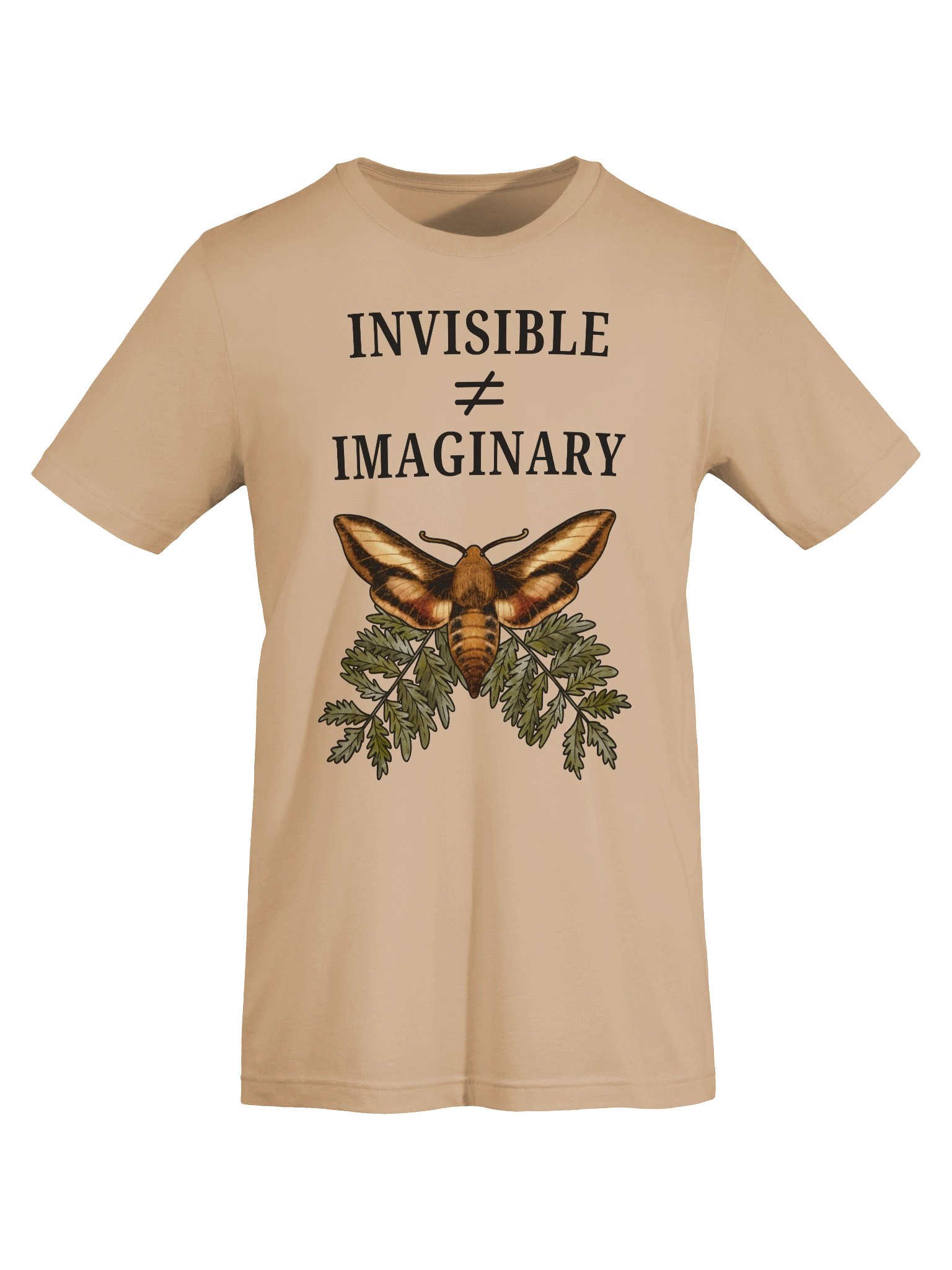 Invisible Illness Shirt | Invisible Not Imaginary Moth Tee product image (5)