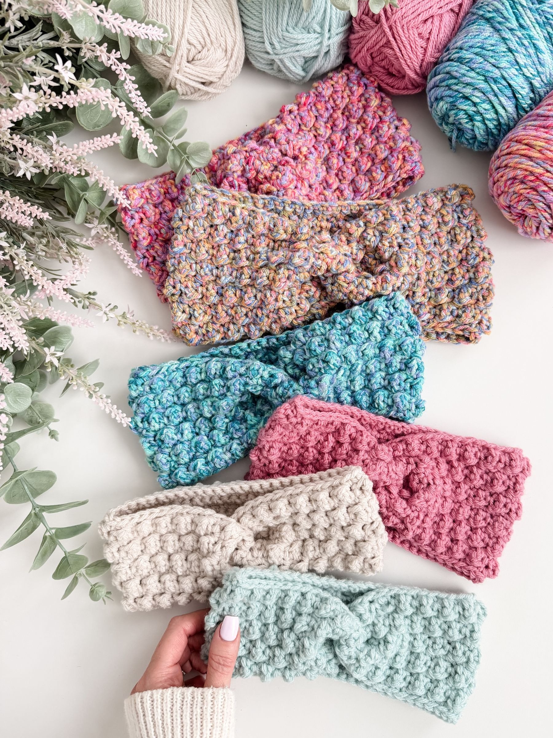 Winterberry Ear Warmer Crochet Pattern product image (10)