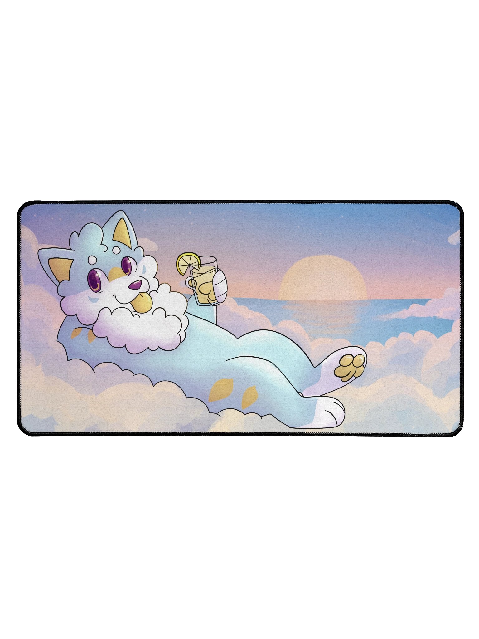 Blue Lemonade Desk Mat product image (1)