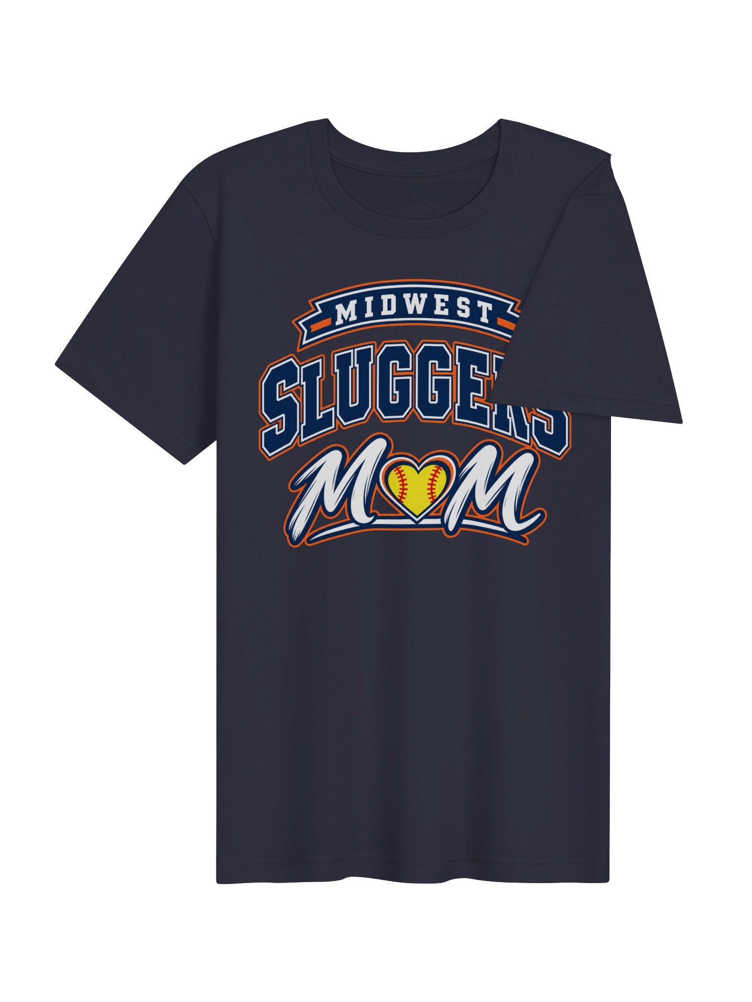 Sluggers Mom Collegiate Style Unisex Supersoft Tee product image (34)
