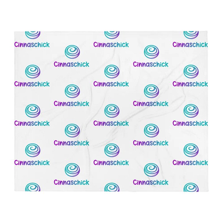 Cinnaschick Logo Throw Blanket product image (2)