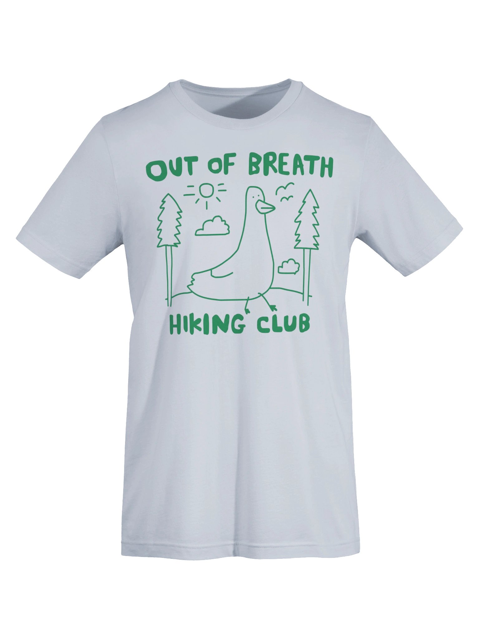 Out of Breath Hiking Club Bird Badge Tee product image (6)