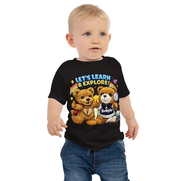 Brave Heart Club Baby Tee – Learn & Explore by FayzieBobs product image (1)