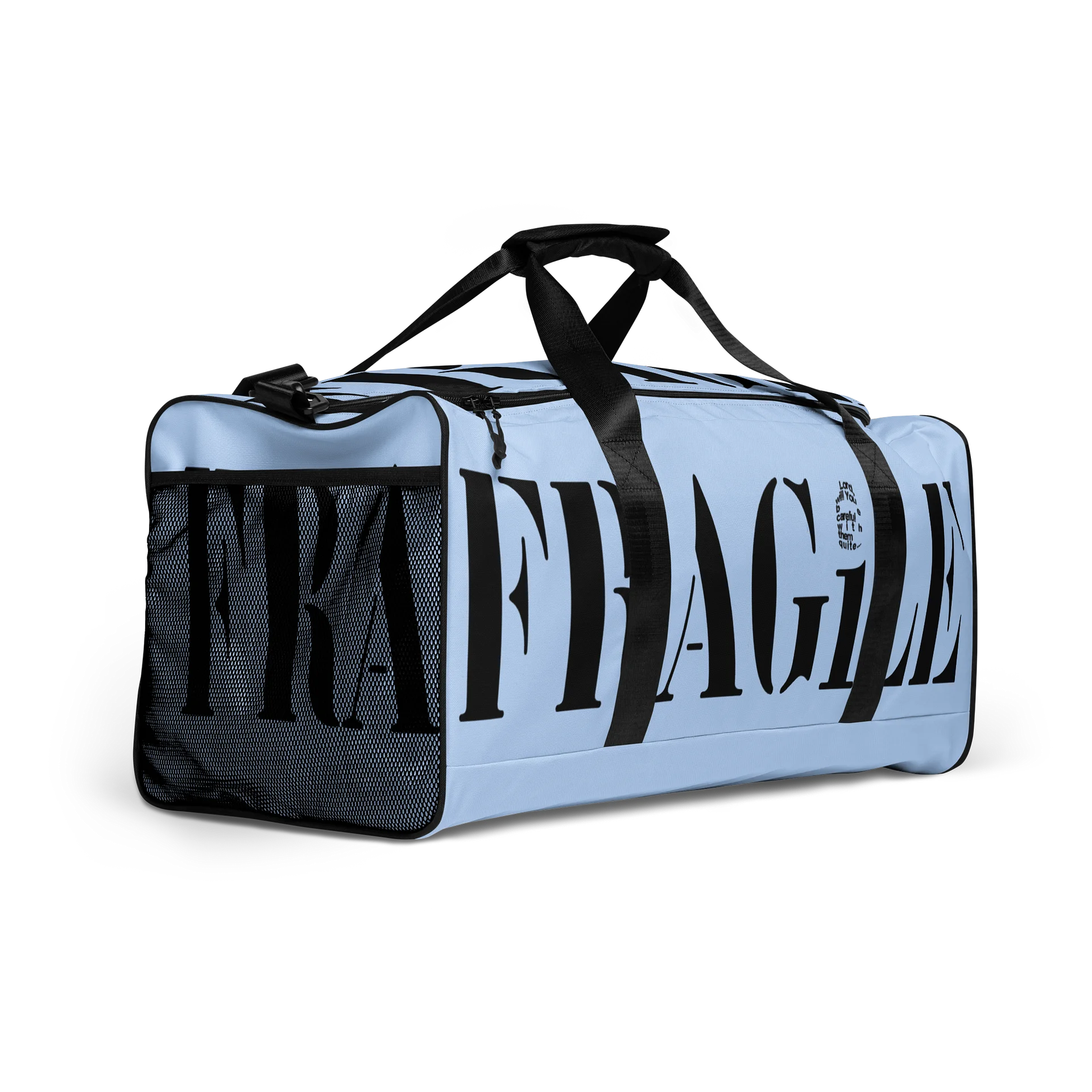 FRAGiLE Ice Blue Duffel Bag product image (2)