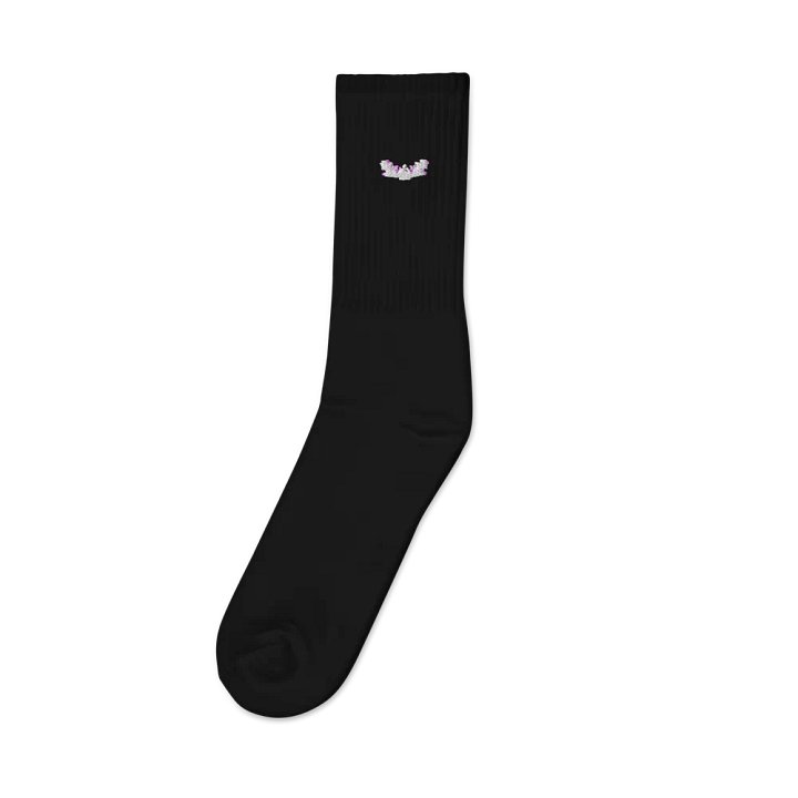 Bamboo SOCCO Embroidered Crew Socks product image (1)