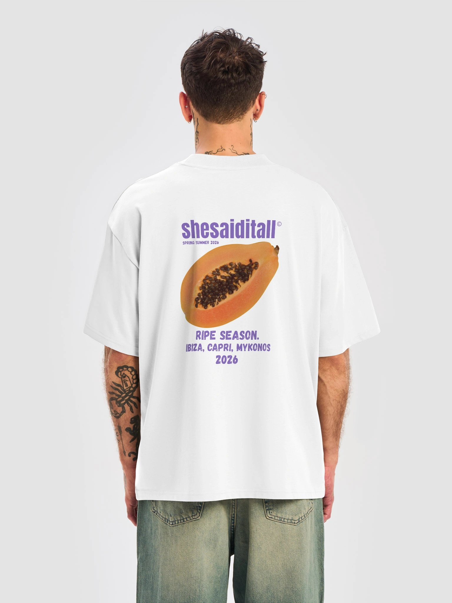 RIPE SZN - Ibiza, Capri, Mykonos Oversized T-Shirt product image (4)