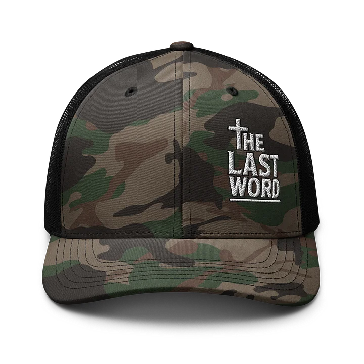 The Last Word Camo Hat product image (1)
